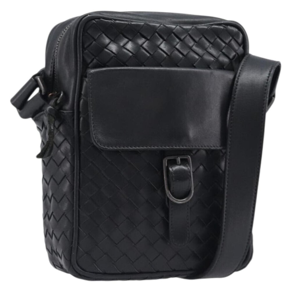 Bottega Veneta Front Pocket Messenger Intrecciato Nappa Mini